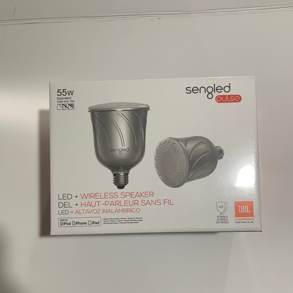 Led + Speaker built by sengled JBL